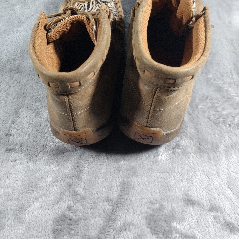 Twisted X Chukka Driving Moc Brown Womens Size 5.5M - Picture 4 of 6